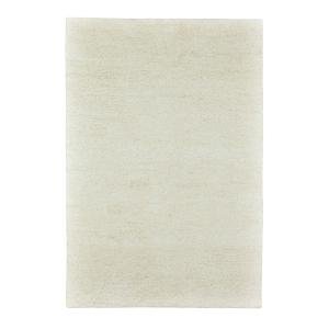 Tapis berbère marocain noué main en laine - Blanc 120x180 c…