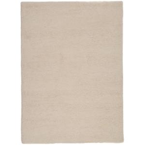 Tapis berbère marocain noué main en laine - Blanc 170x240 c…