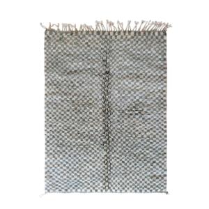 Tapis berbère marocain pure laine vert 179 x 276