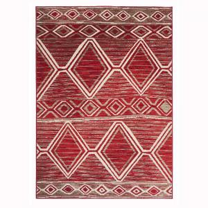 Tapis berbère style rouge 200x290