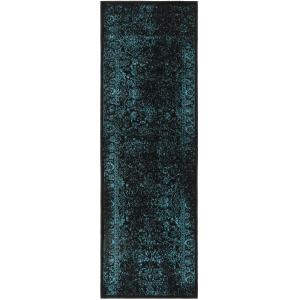 Tapis Black / Teal 76 X 183 cm