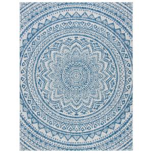 Tapis bleu 235 x 330 cm