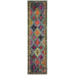Tapis bleu 66 x 244 cm