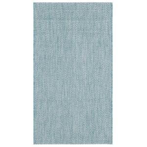 Tapis bleu gris 61 x 109 cm