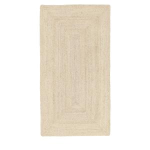 Tapis bohème - 160x230cm Jute blanchie Jute