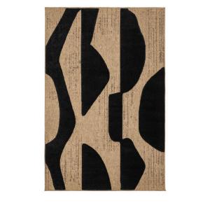 Tapis bohème à motif géométrique - 120x160cm Noir Polypropy…