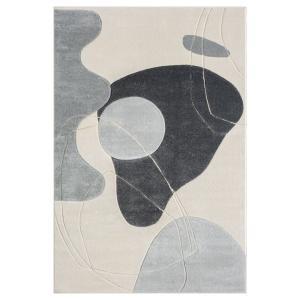 Tapis Bohème Aesthetic Gris et Bleu 120x170cm