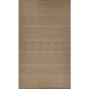 Tapis Bohème en Jute Lavable en Machine Brun/Beige 79x152