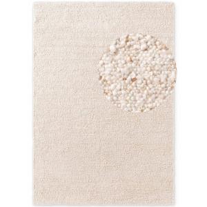 Tapis Bouclés à poils courts Ecru 120x170cm