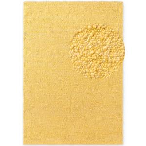 Tapis Bouclés à poils courts Jaune 160x230cm