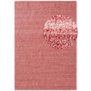 Tapis Bouclés à poils courts Rose 200x290cm