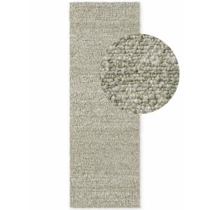 Tapis Bouclés à poils courts Vert Clair 80x300cm