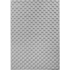 Tapis bouclés à relief DAMIER Gris 160x230cm