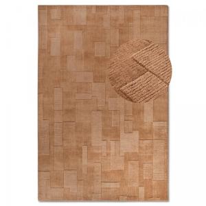 Tapis chambre 120 x 170 cm, laine noble, motif géométrique,…