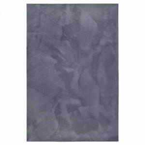 Tapis chambre 120 x 170 cm, uni, bleu, gris, poils ras, ori…