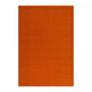 tapis chambre 120x170 tissé orange rectangle motif uni NOSS…