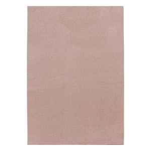 tapis chambre 120x170 tissé rose rectangle motif uni SOULA