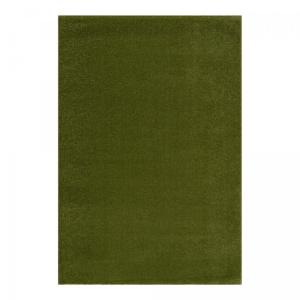 tapis chambre 120x170 tissé vert rectangle motif uni NOSSA