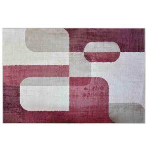 Tapis chenille rectangulaire en polyester à poils courts fu…