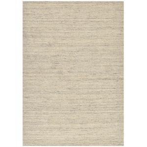 Tapis chiné tissé à la main gris et beige 60x90 cm