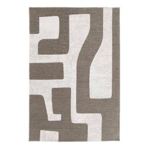 Tapis contemporain 100% recyclé gris 200x290 cm 120 x 170