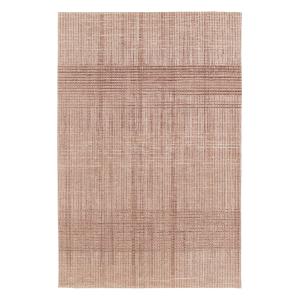 Tapis contemporain 100% recyclé terracotta 120x170