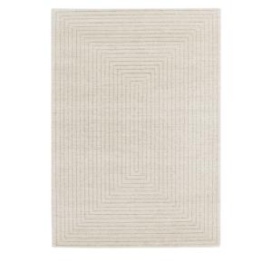 Tapis contemporain - 120x170cm Écru Polyester