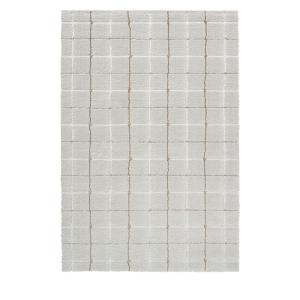 Tapis contemporain - 133x195cm Écru Polyester