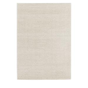 Tapis contemporain - 200x290cm Écru Polyester