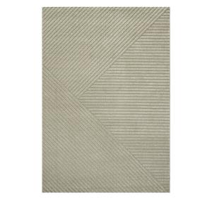 Tapis contemporain à motif géométrique beige 160x230 cm