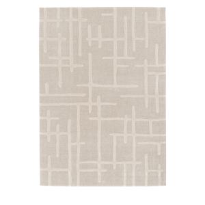 Tapis contemporain beige 200x290 cm