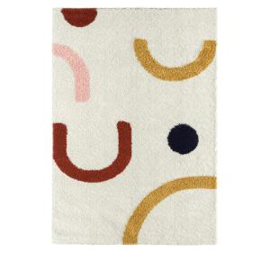 Tapis contemporain géométriques - 80x140cm Multicolore Poly…