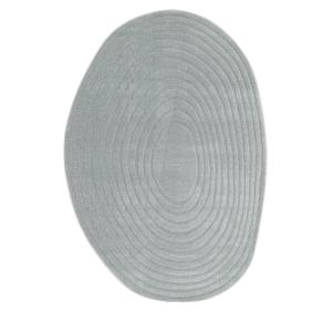 Tapis contemporain organique - 160x230cm Bleu glacier Polyp…