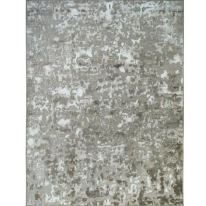 Tapis contemporain texturé gris 160x230