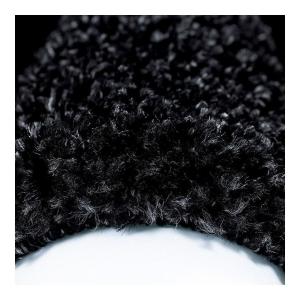 Tapis  contemporaine en polypropylène anthracite Ø 120