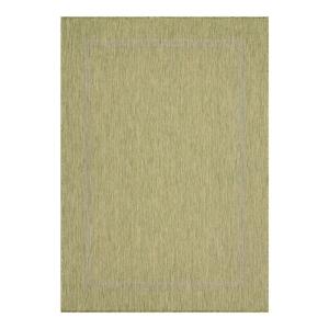 Tapis  contemporaine en polypropylène vert 120x170
