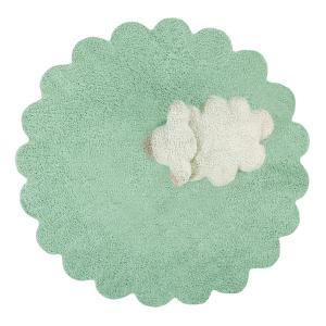 Tapis coton relief mouton D140cm