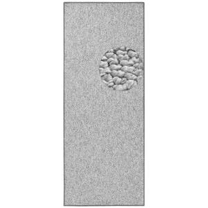 Tapis couloir bouclé boules tuftés Gris 80x200cm