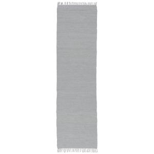 Tapis  couloir en coton gris 70x250 cm