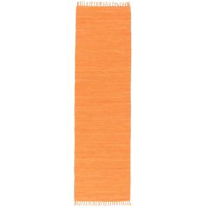 Tapis  couloir en coton terre cuite 90x160 cm