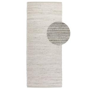 Tapis couloir naturel en Jute blanc écru 80x200cm