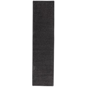 Tapis couloir uni anthracite 80x320 cm
