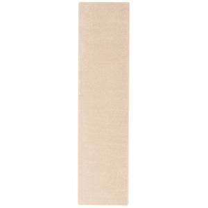Tapis couloir uni beige 80x160 cm