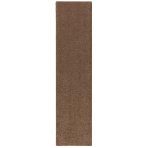 Tapis couloir uni chocolat 100x400 cm