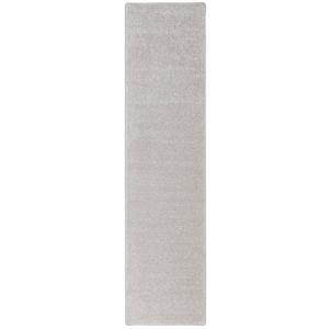 Tapis couloir uni gris argent 80x200 cm