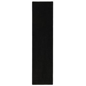 Tapis couloir uni noir 80x320 cm