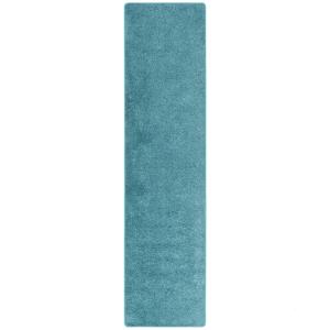 Tapis couloir uni pétrole 100x200 cm