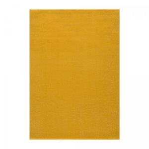 tapis cuisine 80x150 tissé jaune rectangle motif uni NOSSA