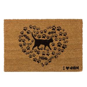Tapis d'entrée en fibres de coco 60x40