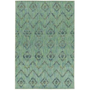 Tapis d'extérieur à relief Kuta" Vert 140 x 200 cm"